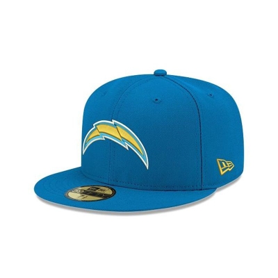 Blue Los Angeles Chargers Hat - New Era NFL Team Color 59FIFTY Fitted Caps USA2859731